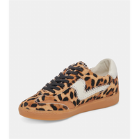 DOLCE VITA NOTICE STITCH SNEAKERS - DK LEOPARD CALF HAIR