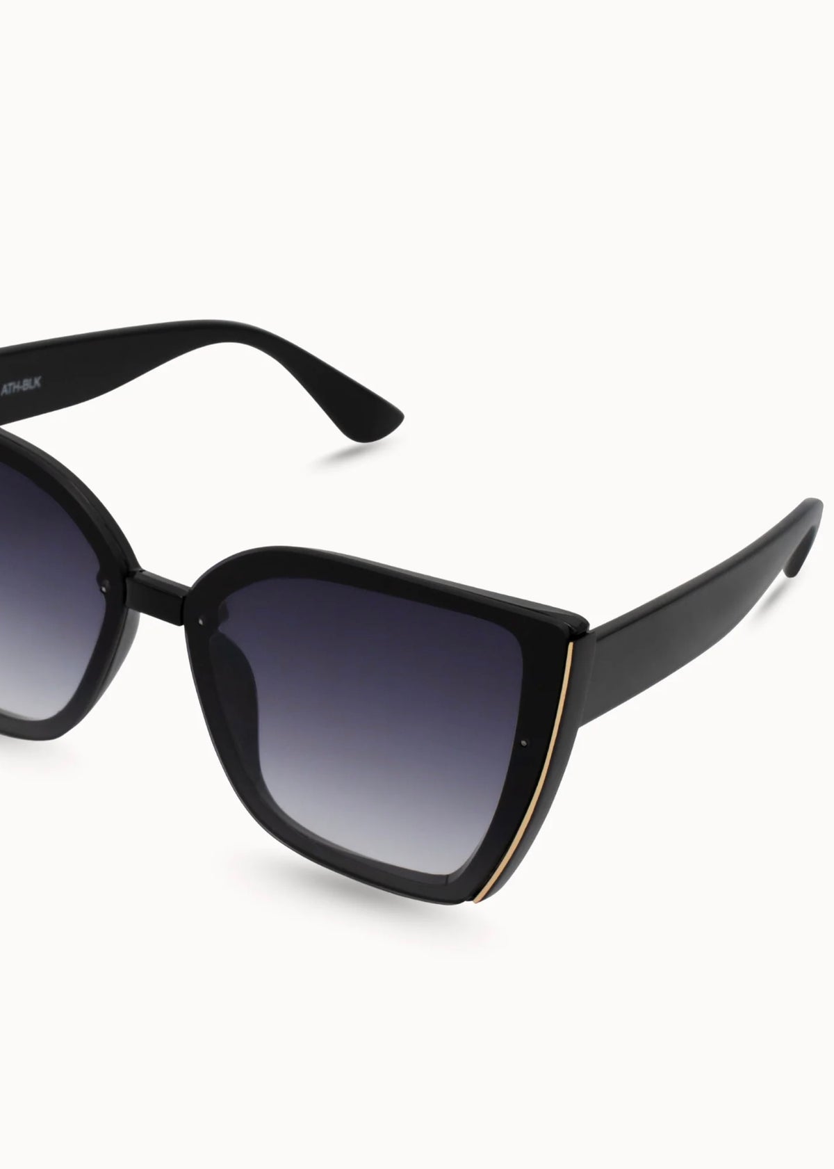 DAX EYEWEAR ATHENA CAT EYE SUNGLASSES - BLACK OMBRÉ