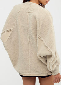 FREE PEOPLE CABIN HERO CARDI - MORNING OAT