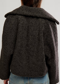 FREE PEOPLE SOFTEST TOUCH JACKET - CHARCOAL GREY
