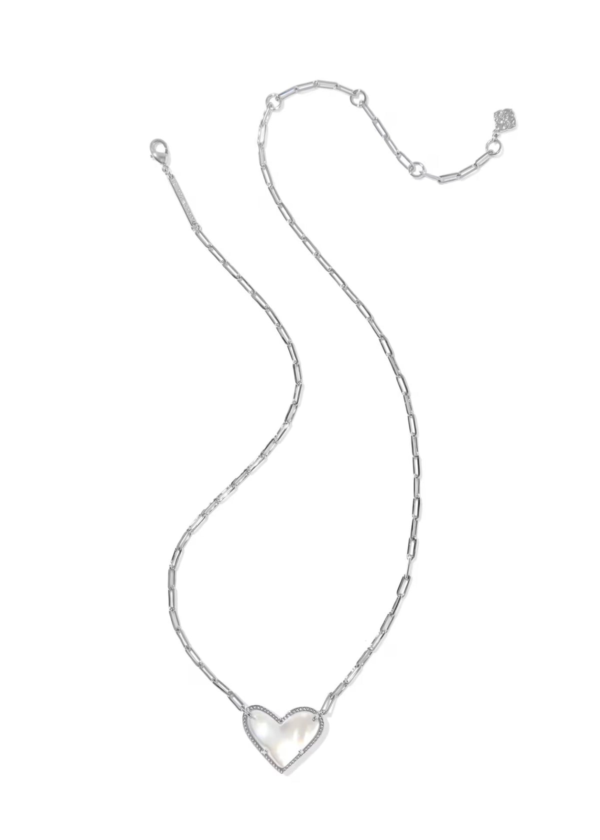 KENDRA SCOTT ARI HEART STATEMENT NECKLACE