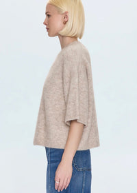 PISTOLA SHILOH CREWNECK SWEATER - OATMEAL