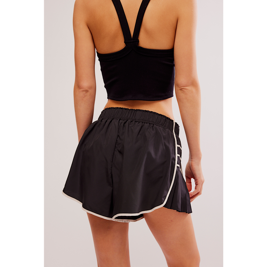 FREE PEOPLE MOVEMENT EASY TIGER SHORTS - BLACK