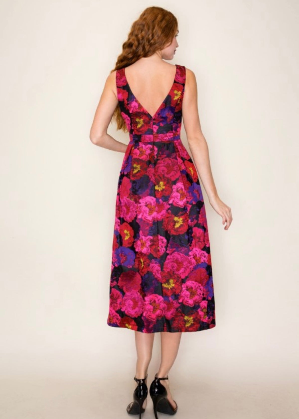 THE SWEET TALKER FLORAL MIDI DRESS