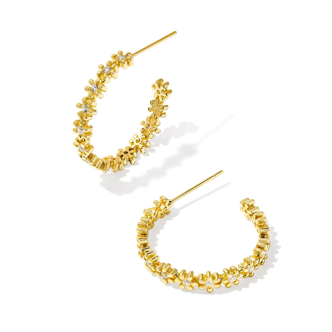 KENDRA SCOTT NYDIA HOOP EARRINGS