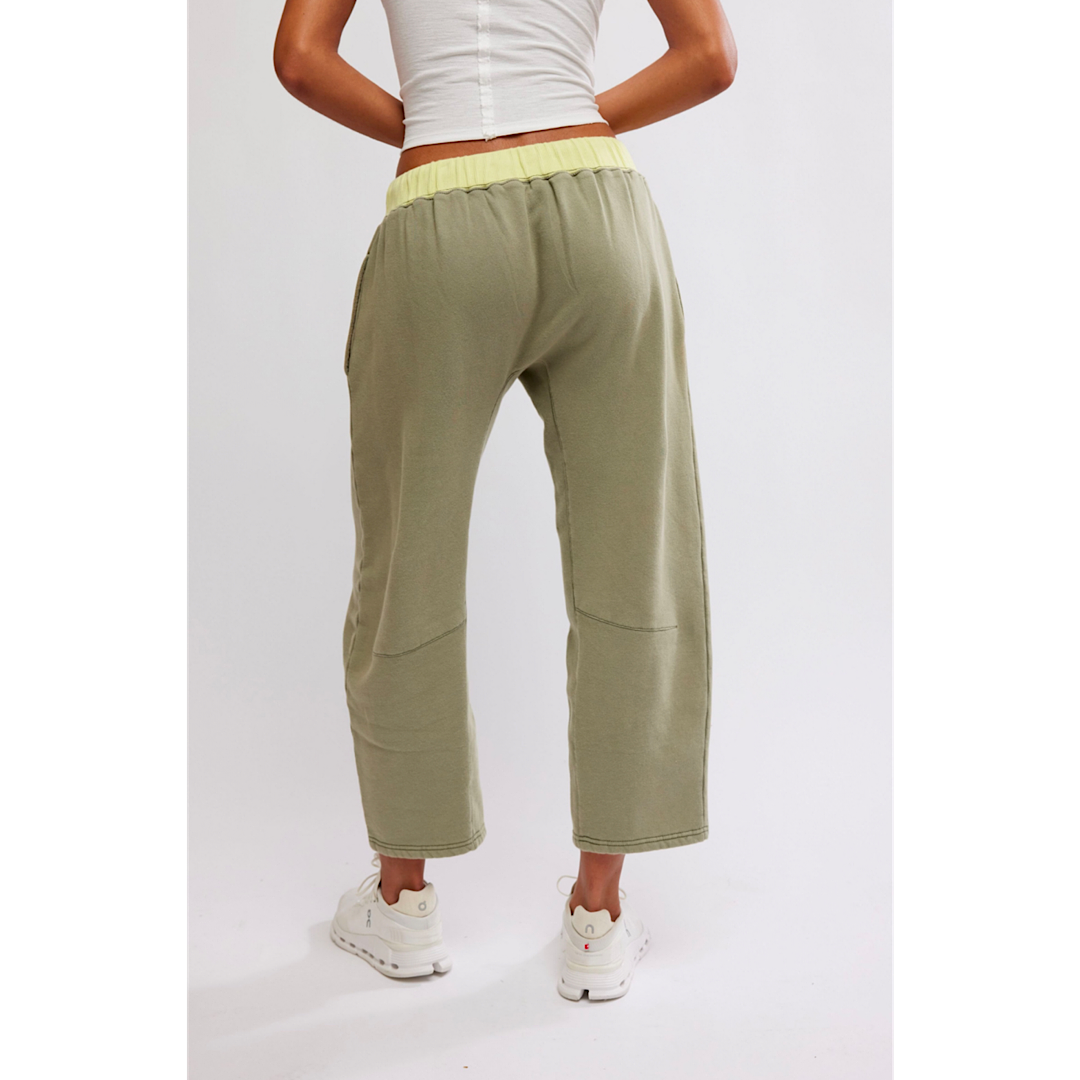 FREE PEOPLE MOVEMENT YOU WISH PANT - SAGE STONE