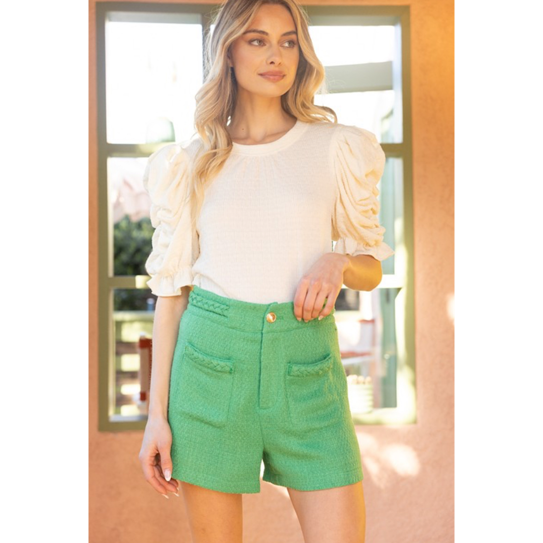 THE TESSA TWEED SHORTS