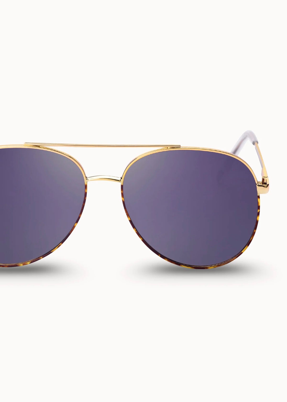 DAX EYEWEAR ACE UNISEX AVIATOR SUNGLASSES - CHEETAH