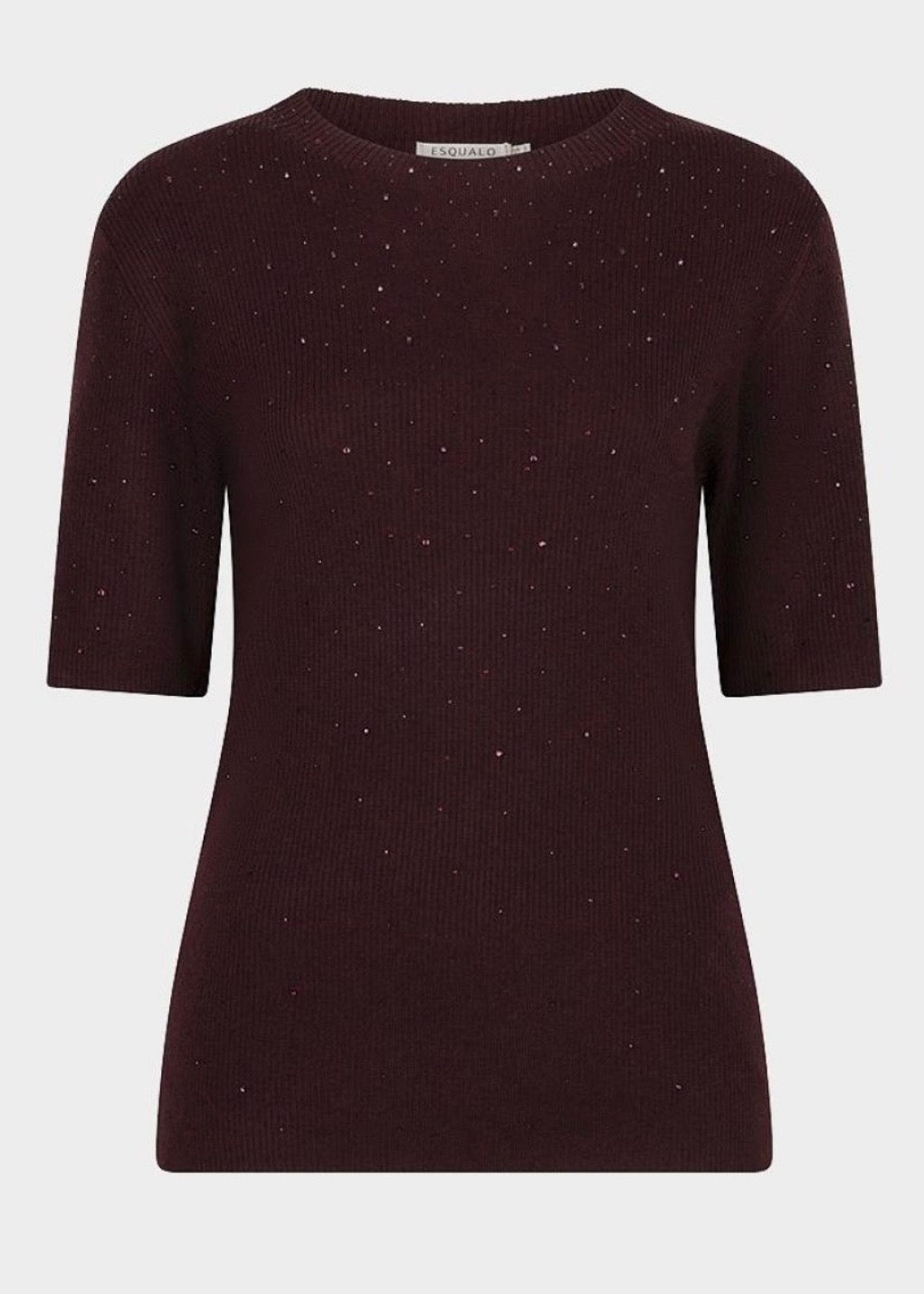 ESQUALO SWEATER S/SLVE STUDS