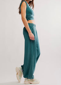 FREE PEOPLE MOVEMENT HOT SHOT CROSSOVER SET - EVERGREEN
