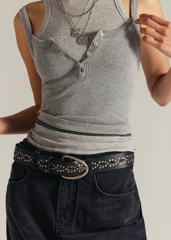 FREE PEOPLE PRESTON STUD BELT