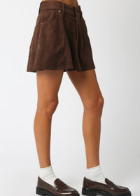 THE SHELLY SUEDE SKIRT