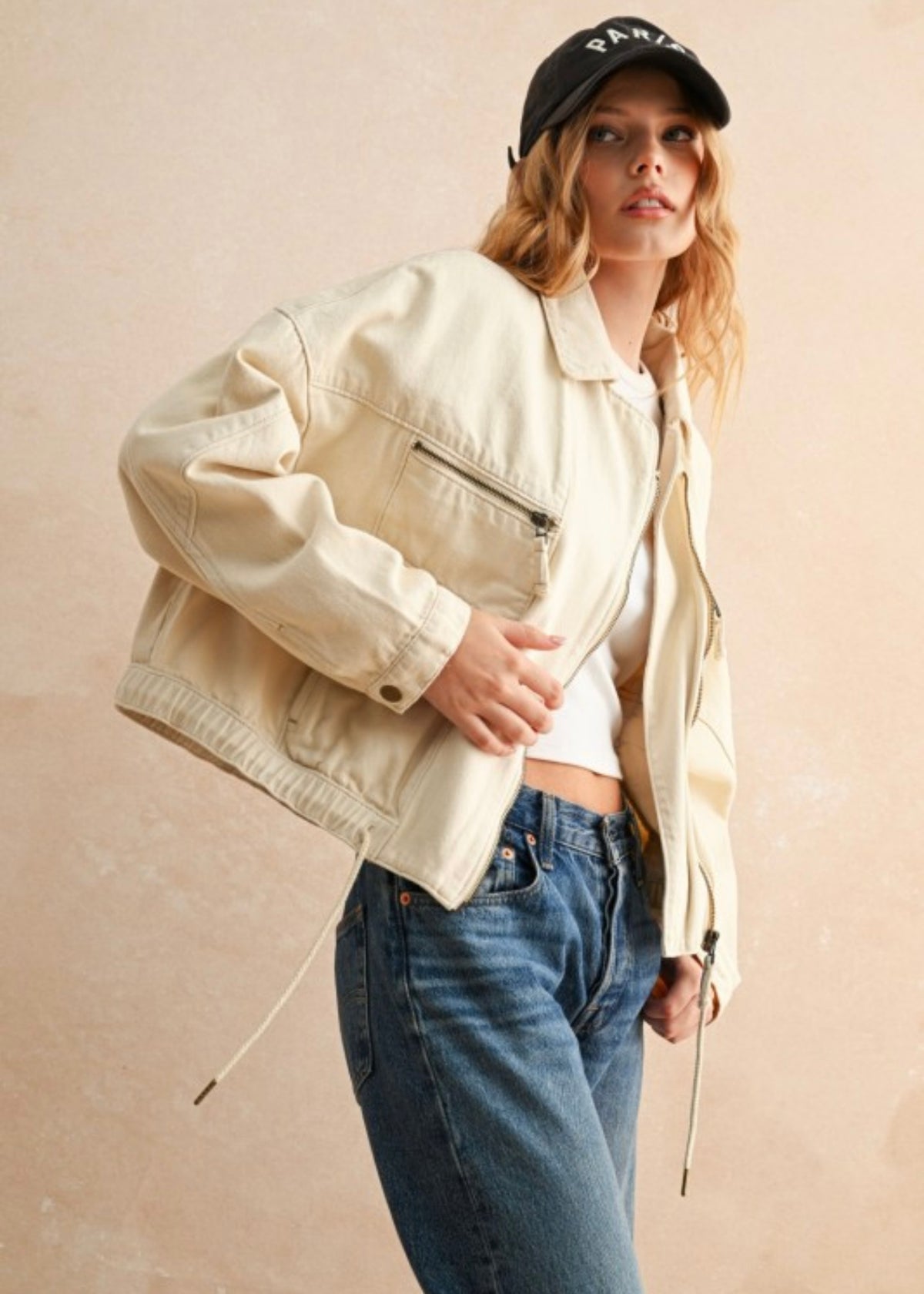 TAKE MY LOVE MOTO STYLE JACKET