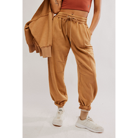 FREE PEOPLE MOVEMENT SPRINT TO THE FINISH PANT - CAMEL