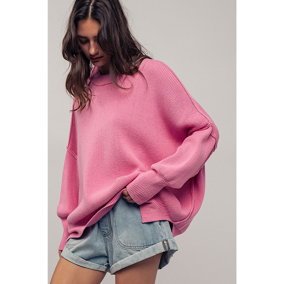 ALL YOURS SWEATER - PINK