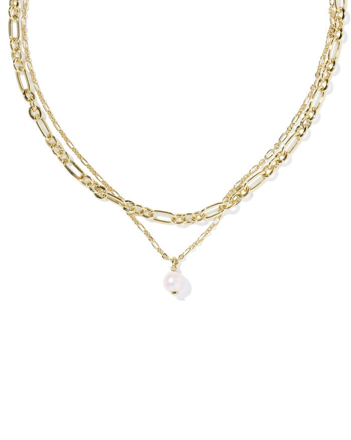KENDRA SCOTT ASHTON MULTI STRAND NECKLACE
