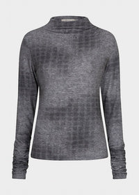 ESQUALO TOP CHECK PRINT