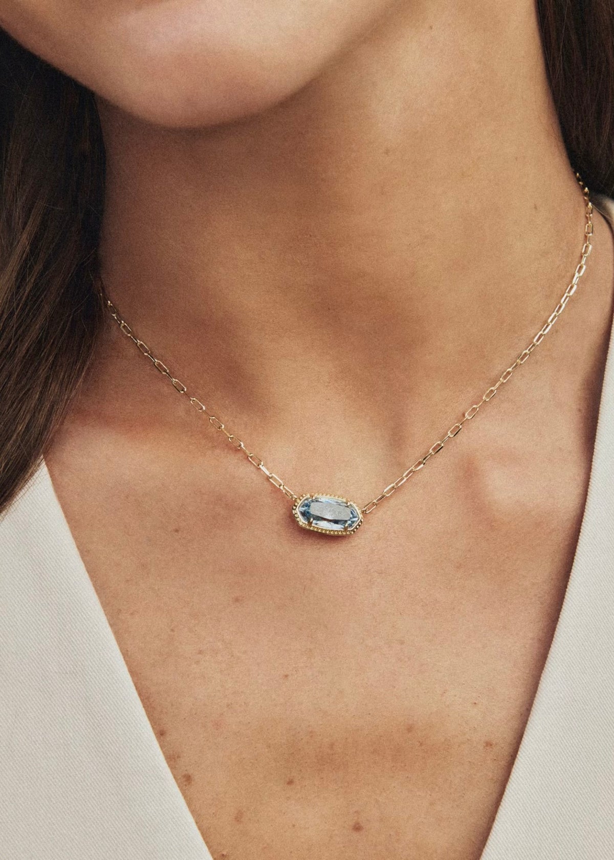 KENDRA SCOTT ELISA LUXE SHORT PENDANT NECKLACE