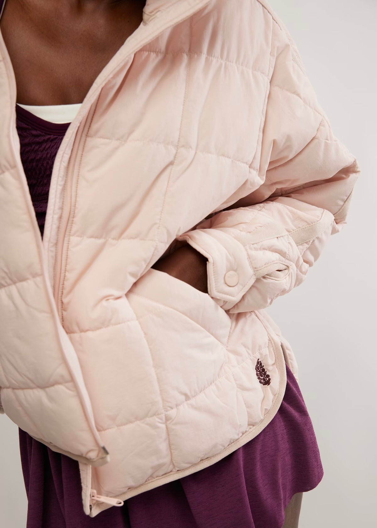 FREE PEOPLE MOVEMENT PIPPA PACKABLE PACKABLE PUFFER JACKET - BALLET SLIPPER