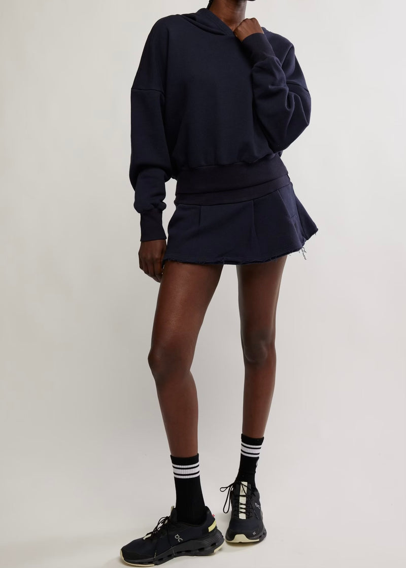 FREE PEOPLE SPRINT TO THE FINISH SKORT SET - MIDNIGHT NAVY