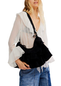FREE PEOPLE RAE SHOULDER BAG - BLACK