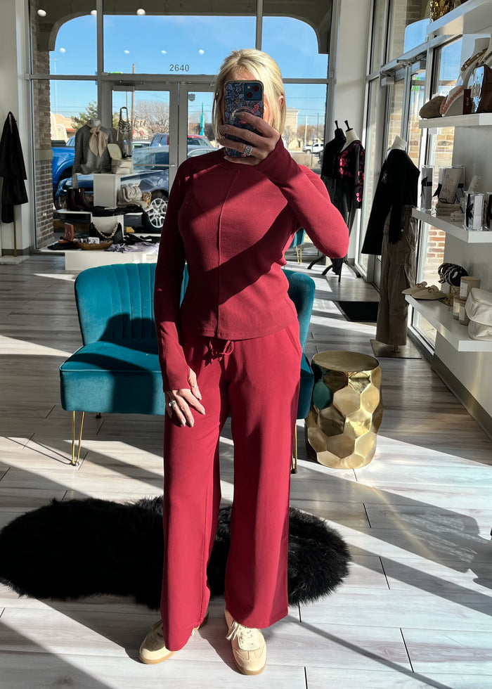 THE WENDY TOP - WINE