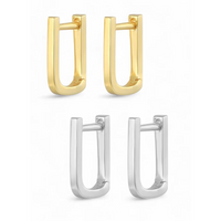 LETS HANG HUGGIE HOOP EARRINGS