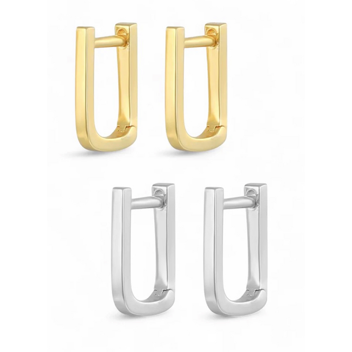 LETS HANG HUGGIE HOOP EARRINGS