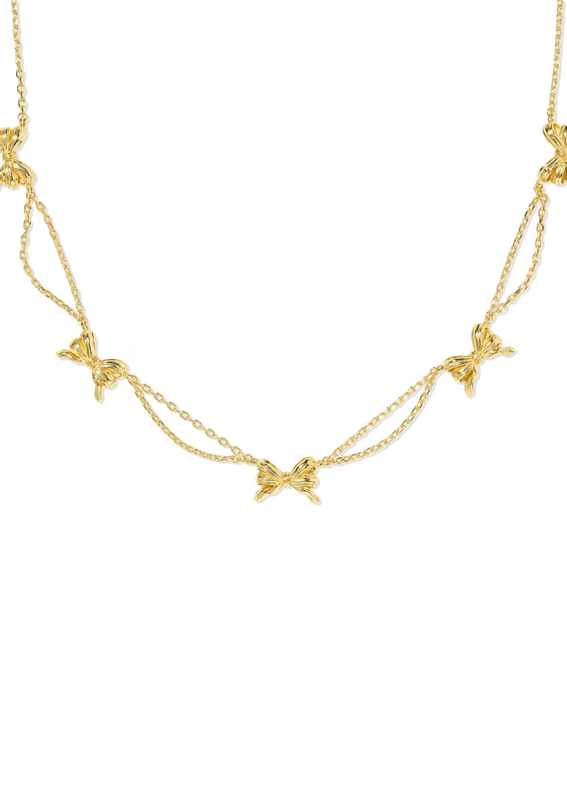 KENDRA SCOTT BOW STRAND NECKLACE