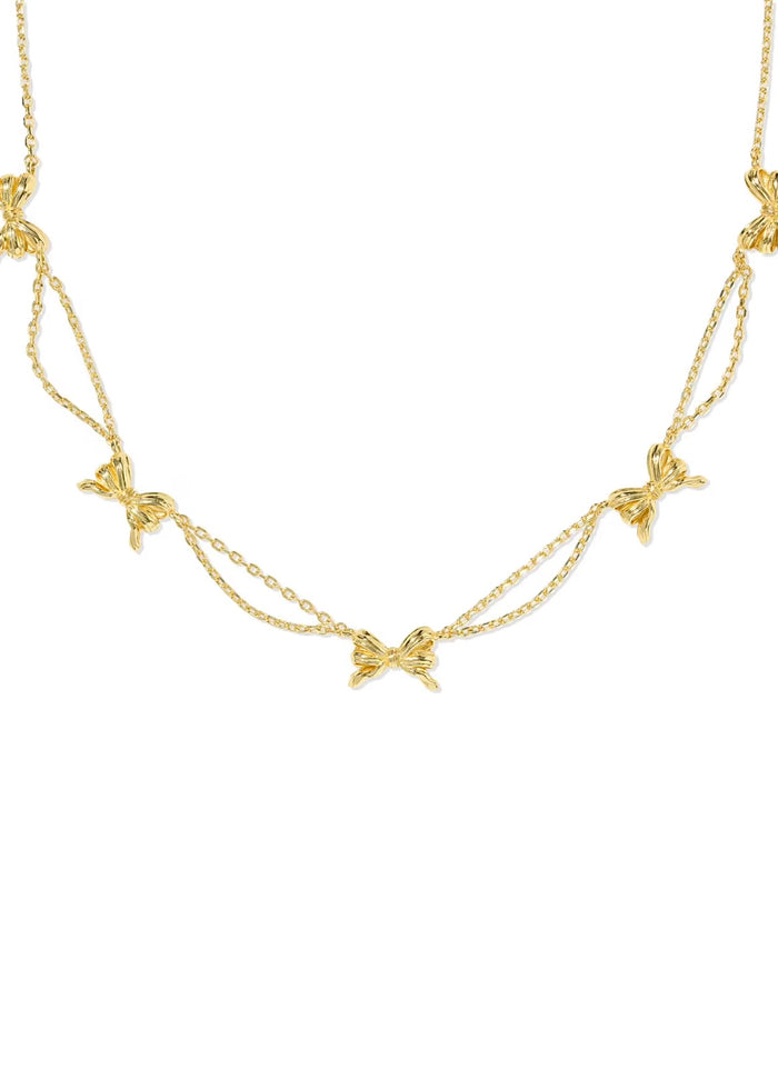 KENDRA SCOTT BOW STRAND NECKLACE