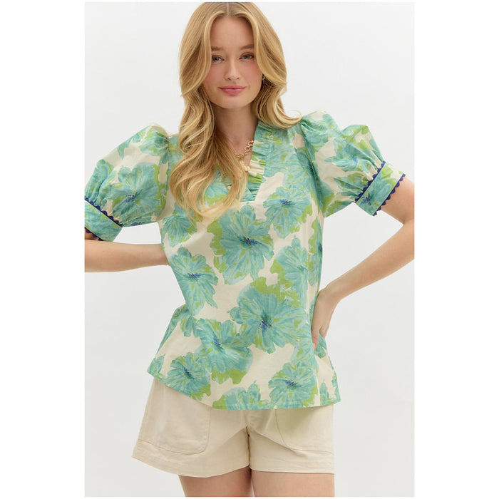 ALL YOURS FLORAL TOP