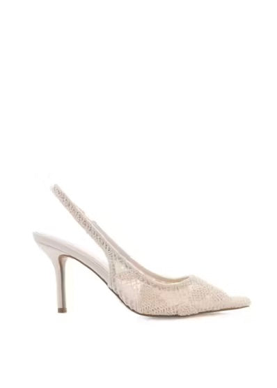 BILLINI KADEY CROCHET HEELS - CREAM