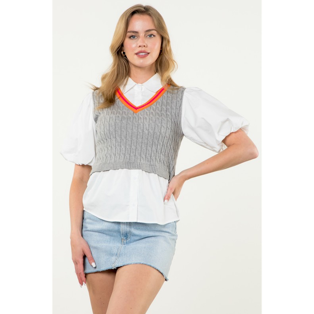 THE CATHERINE KNIT TOP