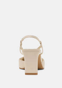 DOLCE VITA GINAY HEELS BONE LEATHER