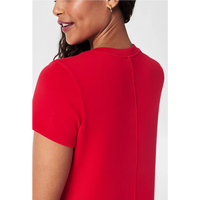 SPANX AIRESSENTIALS MAXI T-SHIRT DRESS - RED