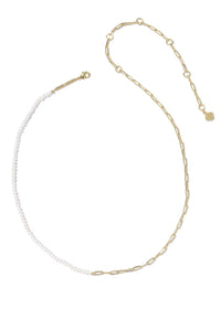 KENDRA SCOTT MARKIE HALF CHAIN NECKLACE