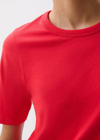 PISTOLA MELIKA QUARTER SLEEVE TEE - NEGRONI