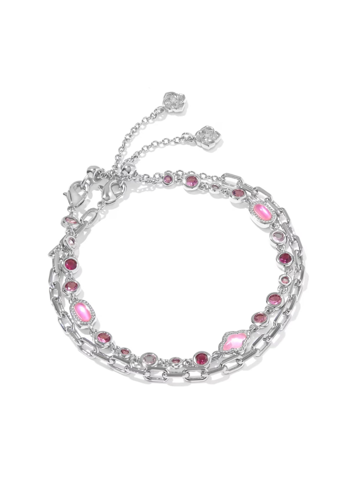 KENDRA SCOTT MINI ELISA ABBIE SET OF 2 DELICATE CHAIN BRACELETS