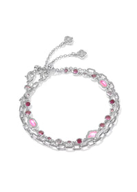 KENDRA SCOTT MINI ELISA ABBIE SET OF 2 DELICATE CHAIN BRACELETS