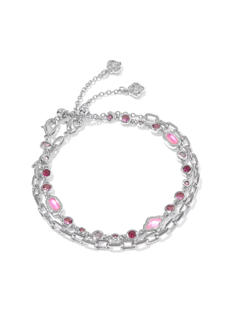 KENDRA SCOTT MINI ELISA ABBIE SET OF 2 DELICATE CHAIN BRACELETS