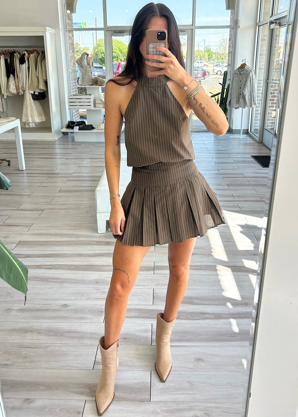 THE BERRY BUBBLE HEM DRESS