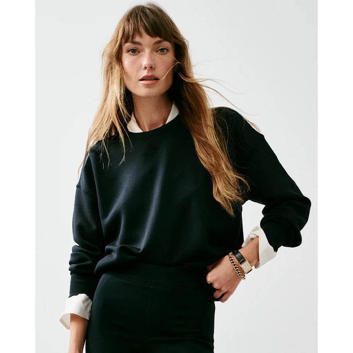 SPANX AIRESSENTIALS CREWNECK - BLACK