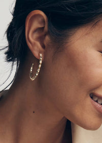 KENDRA SCOTT FATE HOOP EARRINGS