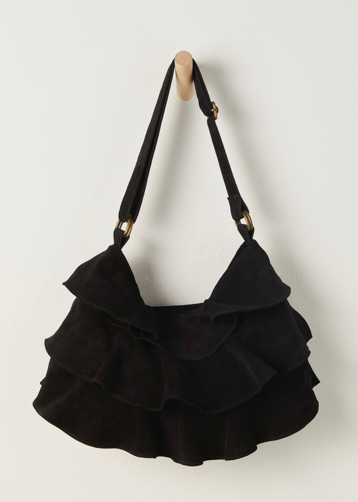 FREE PEOPLE RAE SHOULDER BAG - BLACK