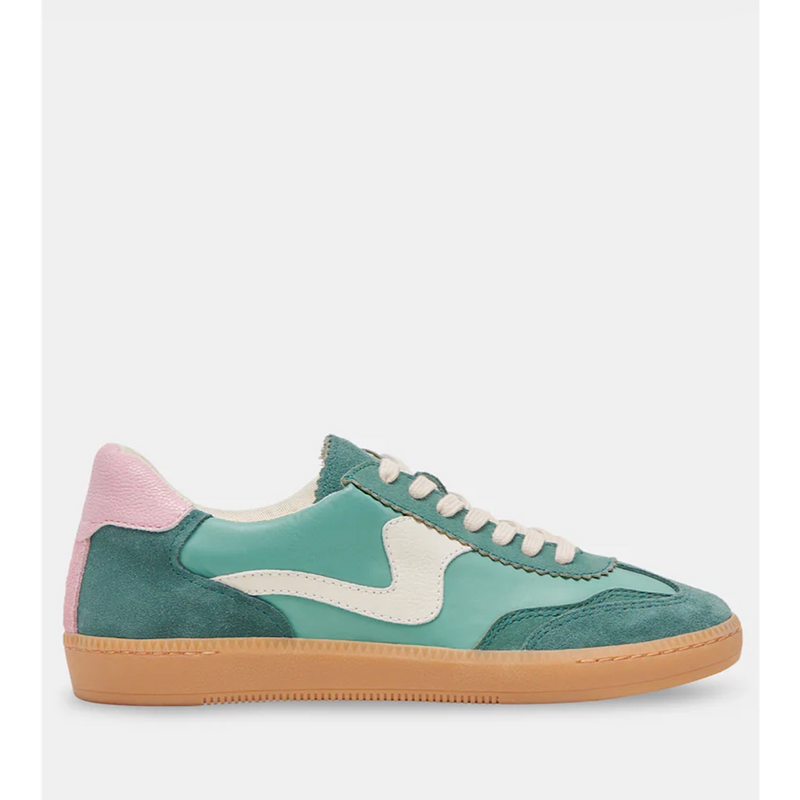 DOLCE VITA NOTICE SNEAKERS - GREEN SUEDE