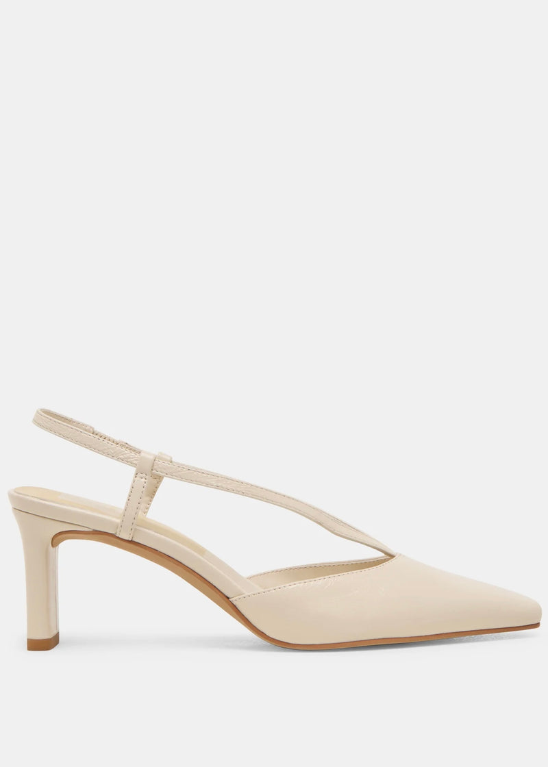 DOLCE VITA GINAY HEELS BONE LEATHER