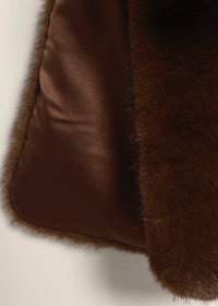 FREE PEOPLE SNOW ANGEL FAUX FUR SCARF