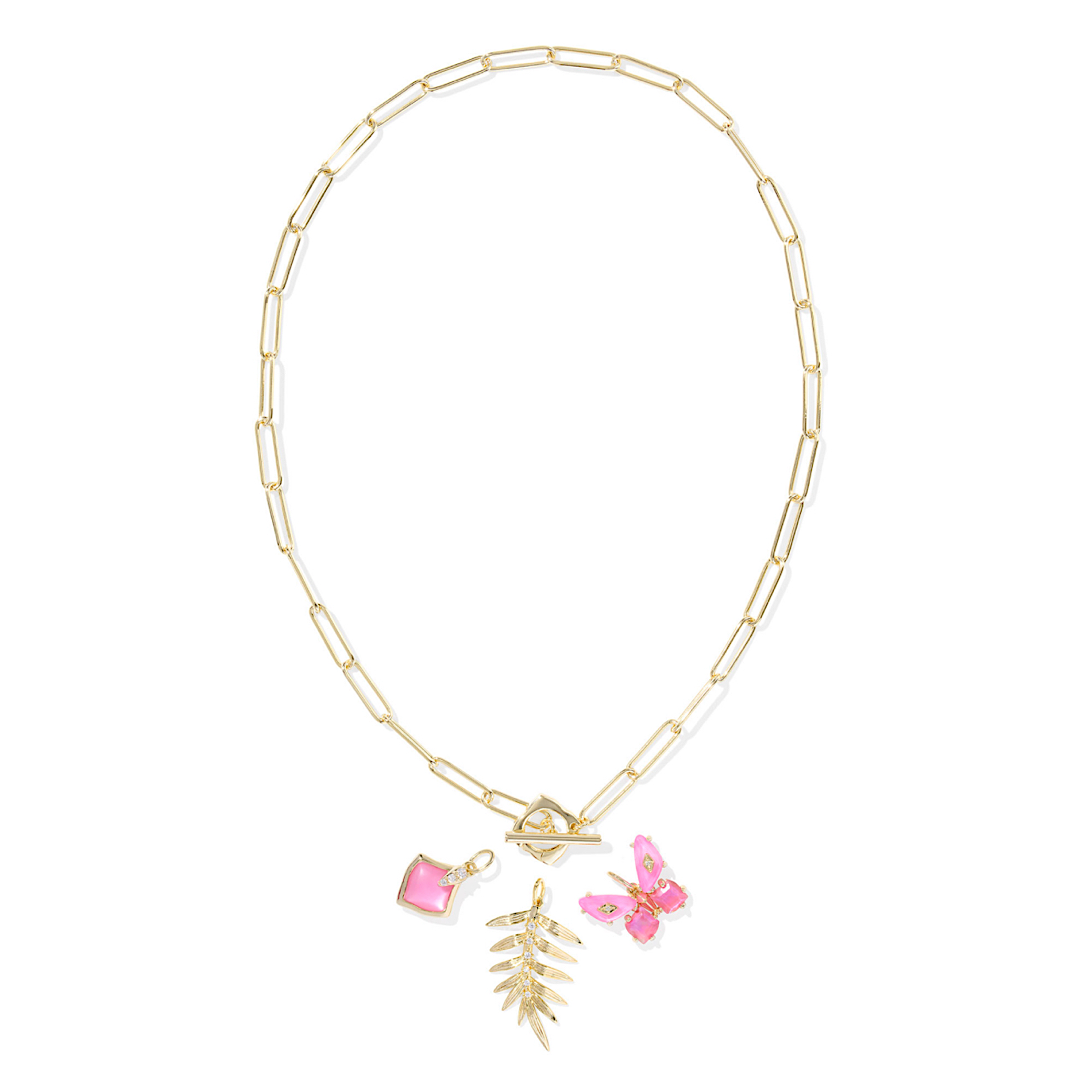 KENDRA SCOTT BIANCA BUTTERFLY CHARM NECKLACE