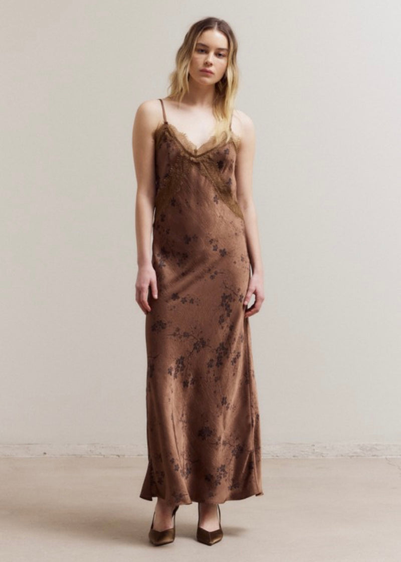THE SIERRA SATIN MAXI DRESS
