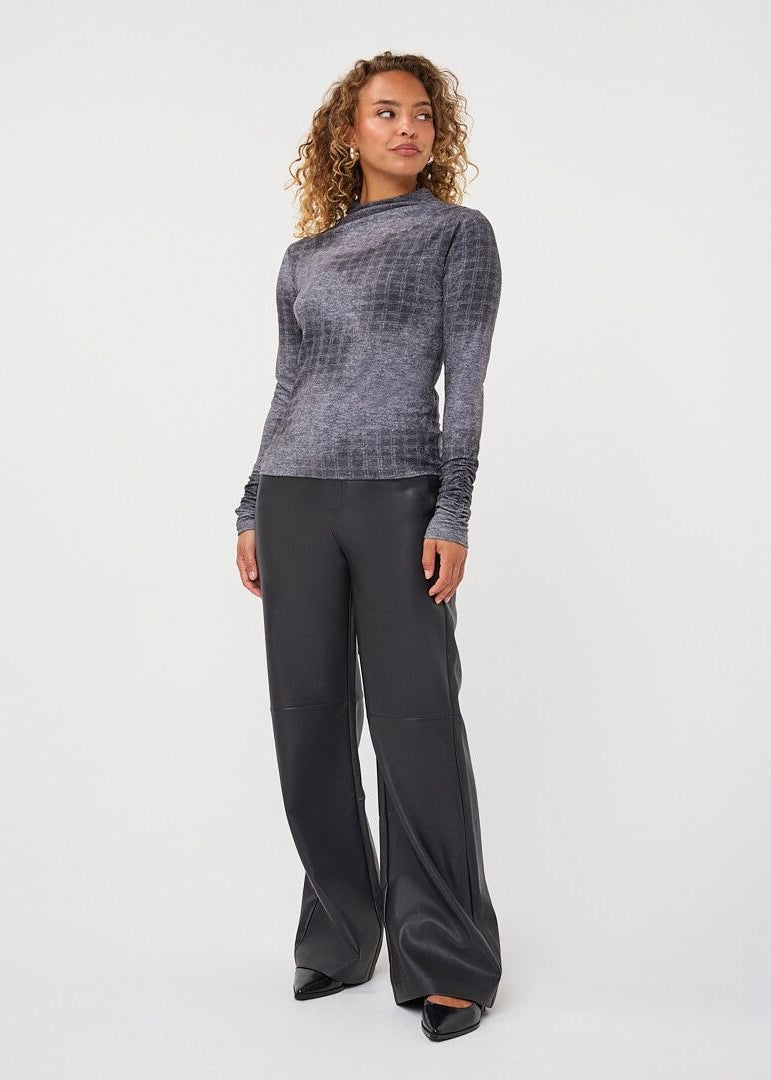 ESQUALO TOP CHECK PRINT